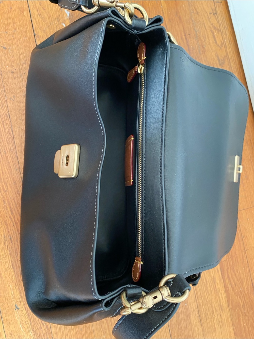 NWT COACH Slouchy Rogue Top Handle Bag - Picture 3 of 4